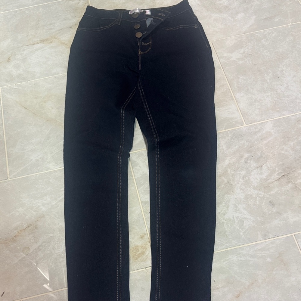 No Boundaries Women's dark blue denim Skinny Jeans